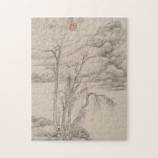 Die Art der verschiedenen Landschaft der alte Puzzle (Vertikal)