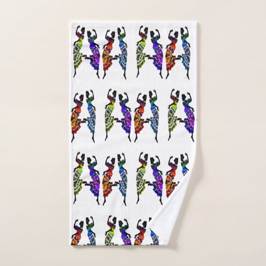 Die Art des Tanzes Badhandtuch Set (Handtuch)