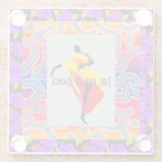 Die Art des Tanzes Glasuntersetzer (Rückseite)