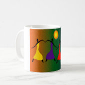 Die Art des Tanzes Kaffeetasse (Vorderseite Links)