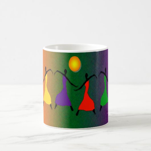 Die Art des Tanzes Kaffeetasse (Mittel)