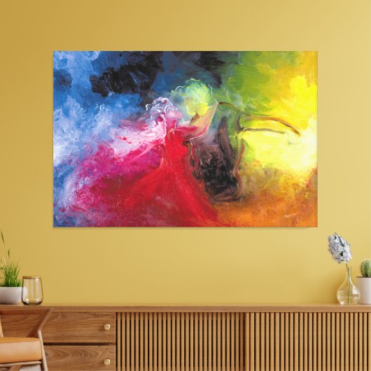 Die Art des Tanzes Leinwanddruck (Insitu (Wohnzimmer))