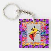 Die Art des Tanzes Schlüsselanhänger (Vorderseite)