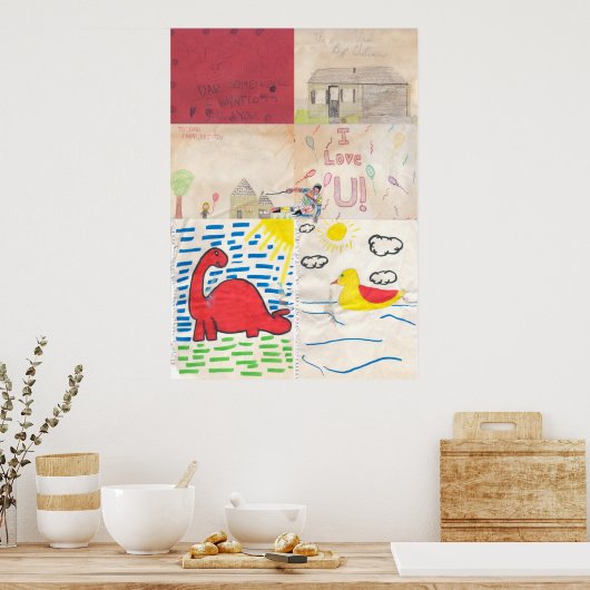 Die Art "Powers Pack" Poster (Küche)