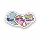 Die Art und Weise des Herzens Aufkleber (Vorderseite)