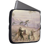 Die Arten und die Gewohnheiten der Affen Laptopschutzhülle (Vorne Rechts)