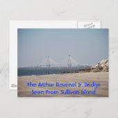Die Arthur Ravenel Jr. Brücke Postkarte (Vorne/Hinten)