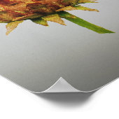 Die Artischockdistel Poster (Ecke)