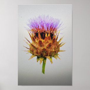 Die Artischockdistel Poster