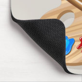 Die Artist-Palette Mousepad (Ecke)