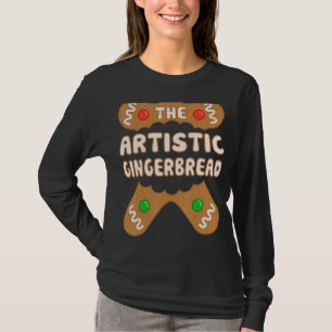 Die Artistic Gingerbread Family Matching Group Chr T-Shirt