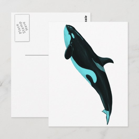 DIE ASCENDENDE ORCA POSTKARTE (Vorne/Hinten)