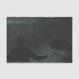 Die Asche und der Wolf Seidenpapier