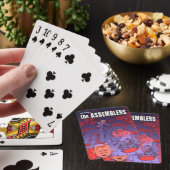 Die Assembler, die Karten spielen Spielkarten (In Situ)
