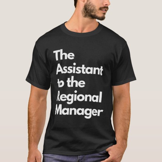 Die Assistentin der regionalen Manager Titel T-Shirt (Vorderseite)