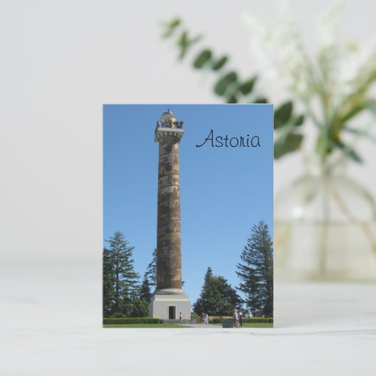 Die Astoria-Säule Postkarte (Stehend Vorderseite)