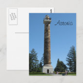 Die Astoria-Säule Postkarte (Vorne/Hinten)