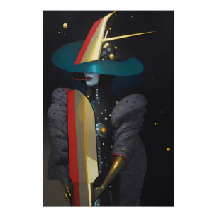 Die Astro-Hexe surfen Poster