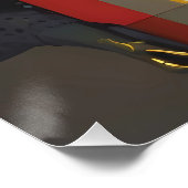 Die Astro-Hexe surfen Poster (Ecke)