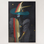 Die Astro-Hexe surfen Puzzle (Vertikal)