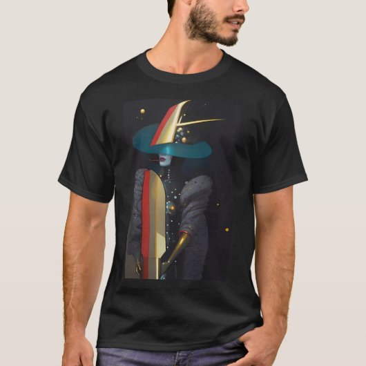 Die Astro-Hexe surfen T-Shirt (Vorderseite)