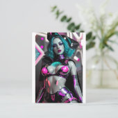 Die Astro-Hexe von Ceti-Alpha 4 Postkarte (Stehend Vorderseite)