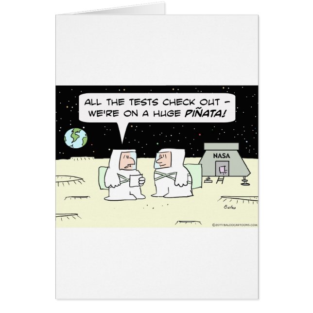 die Astronauten-NASA-Mond Pinataerde (Vorne)