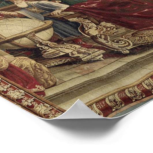 Die Astronomen, Beauvais Workshop, 1711 Poster (Ecke)