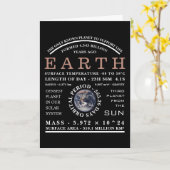 Die Astronomie des Planeten Erde im Detail Karte (Gelbe Blume)