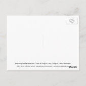 Die astronomische Uhr Postkarte (Rückseite)