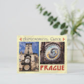 Die Astronomische Uhr Prag, Tschechische Republik Postkarte (Stehend Vorderseite)