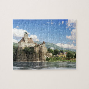 Die atemberaubende Burg Schonbuhel thront über der Puzzle