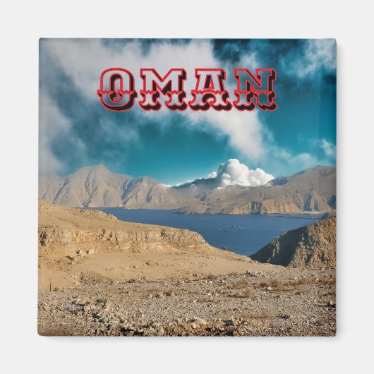 Die atemberaubende Schönheit Omans Magnet (Vorne)