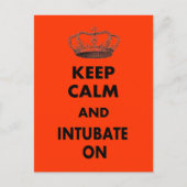 Die Atemtherapie gibt "Behalt Ruhe und.." Postkarte (Vorderseite)