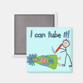 Die Atemtherapie spendet "Ich kann es tun!" Magnet (Vorderseite/Rückseite)