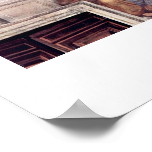 Die Athen-Schule von Raffael Poster (Ecke)