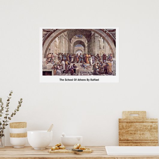 Die Athen-Schule von Raffael Poster (Küche)