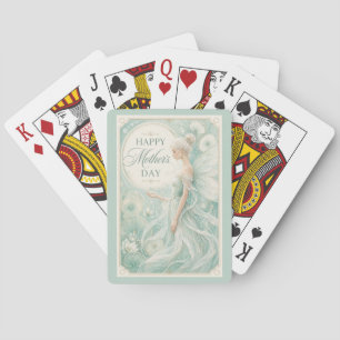 Die Ätherische Königin des Lilienteichs Spielkarten