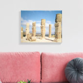 Die atlanteanischen Säulen oben auf der Pyramide B Leinwanddruck (Insitu (Wohnzimmer))