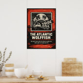 Die Atlantic Wolffish Escape Konzeptkunst Poster (Küche)