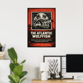 Die Atlantic Wolffish Escape Konzeptkunst Poster (Heimbüro)