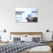 Die Atlantikwelle bricht in Maine ab Leinwanddruck (Insitu (Schlafzimmer))