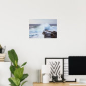 Die Atlantikwelle bricht in Maine ab Poster (Heimbüro)