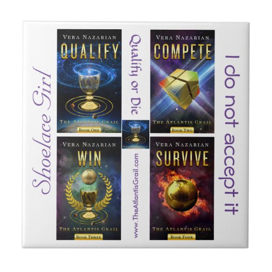 Die Atlantis-Gral-Reihe - Keramik-Fliese Fliese (Vorderseite)