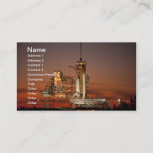 Die Atlantis-Raumfähreprodukteinführung NASA Visitenkarte