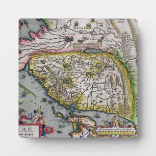 Die Atlas-China des ersten Westerns 1584 Fotoplatte