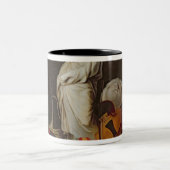 Die Attribute der Künste Zweifarbige Tasse (Mittel)