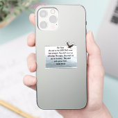 Die auf den Herrn harren Adler Jesaja Aufkleber (Telefon)