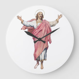 Die Auferstehung Christi Heiliges Meisterwerk Große Wanduhr