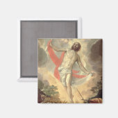 Die Auferstehung Christi (Öl auf Leinwand) Magnet (Vorderseite/Rückseite)